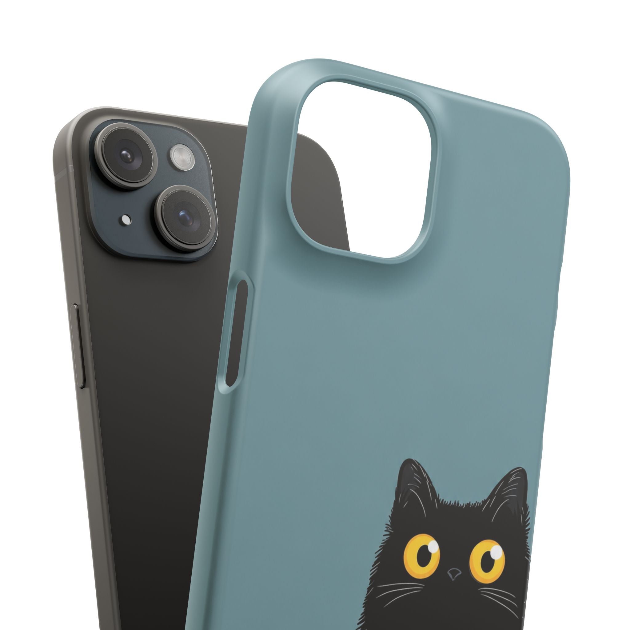 Cute Black Cat Phone Case