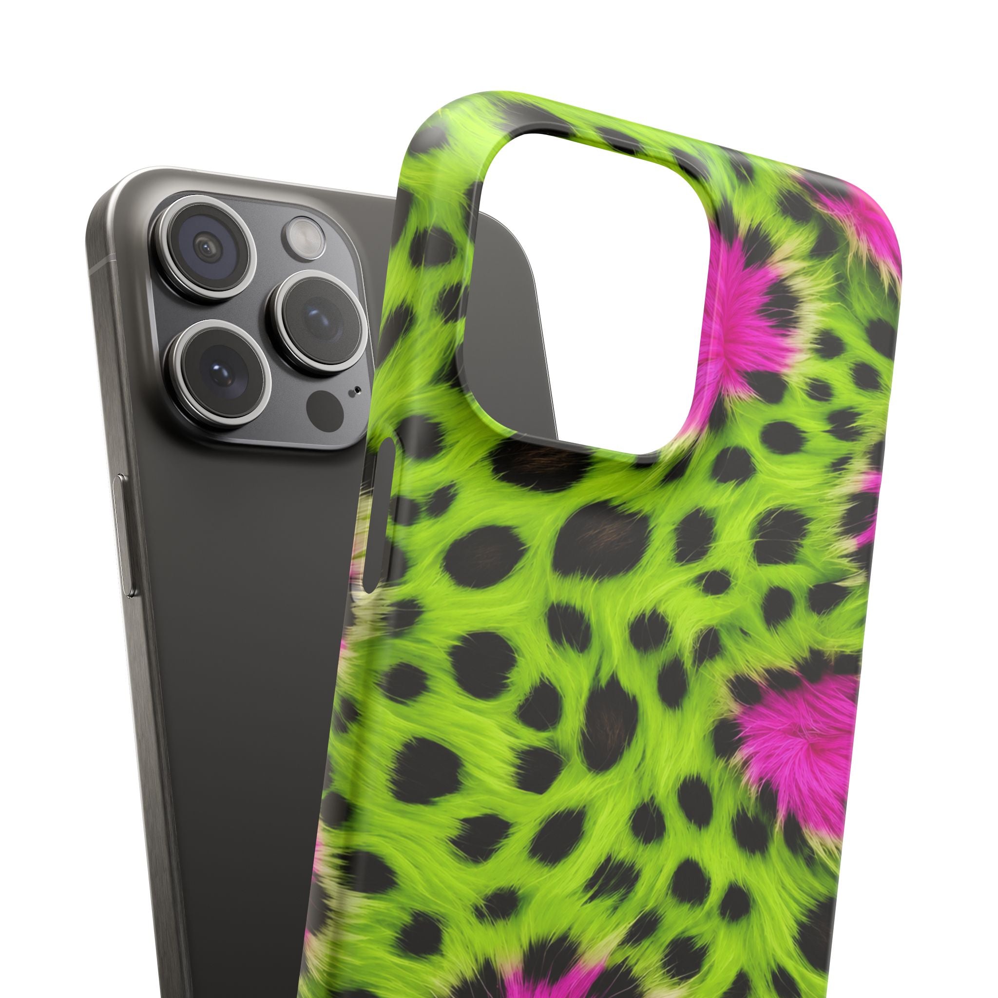 Neon Leopard Phone Case
