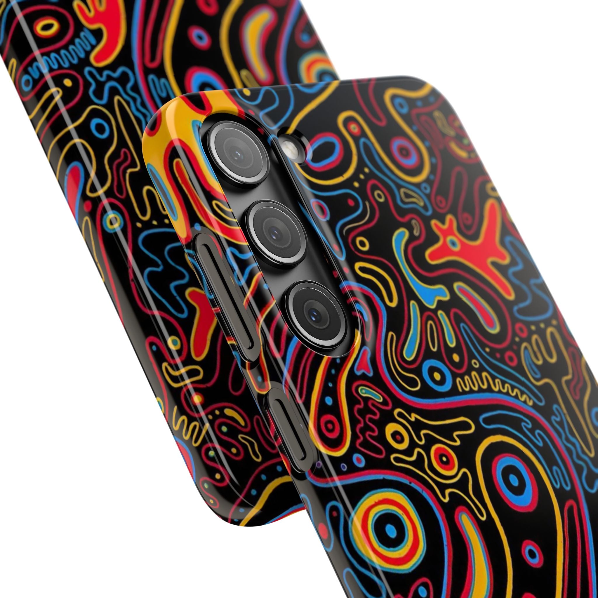 Neon Maze Phone Case