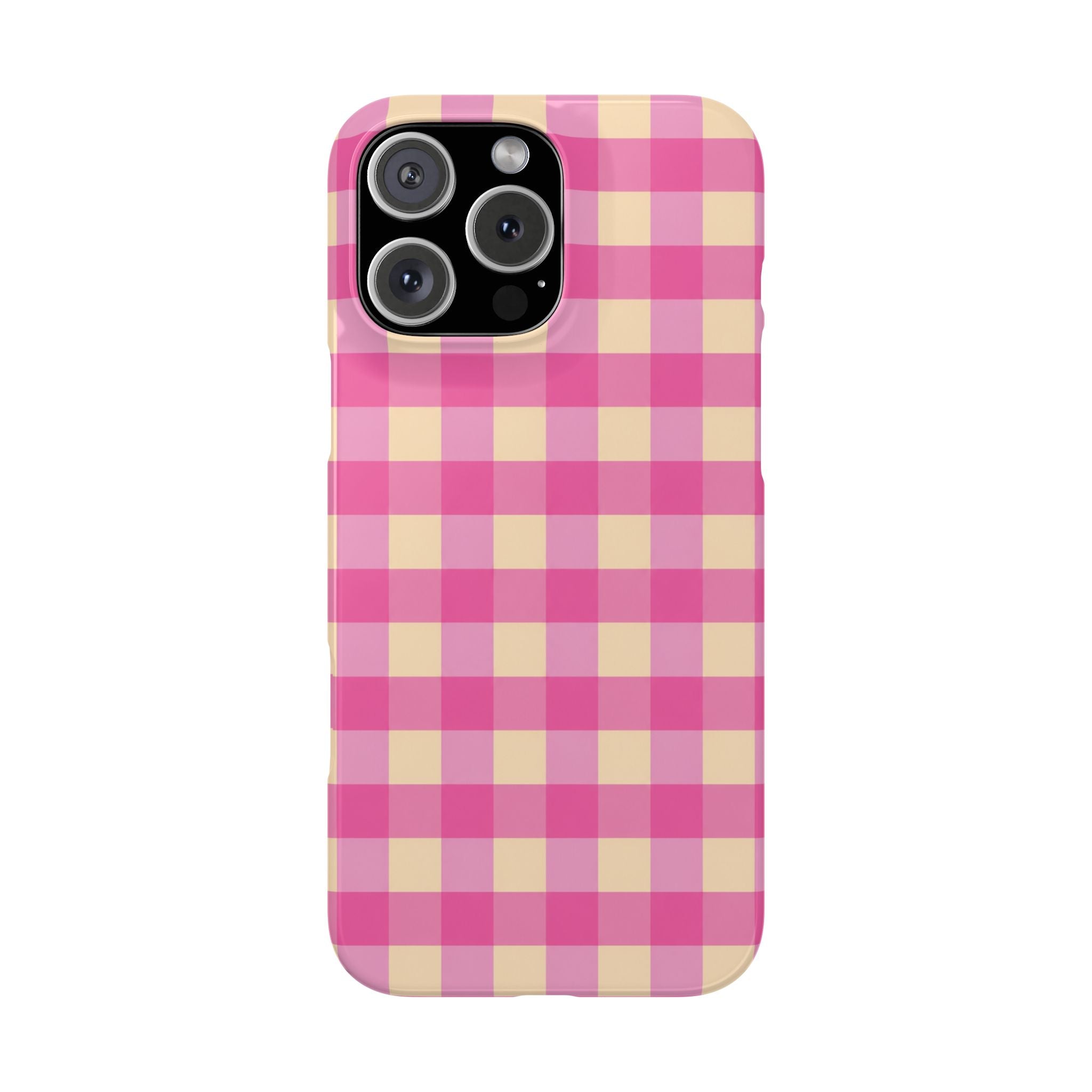 Pink Gingham Phone Case