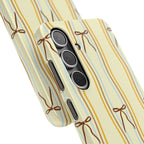 Bow Stripe Phone Case