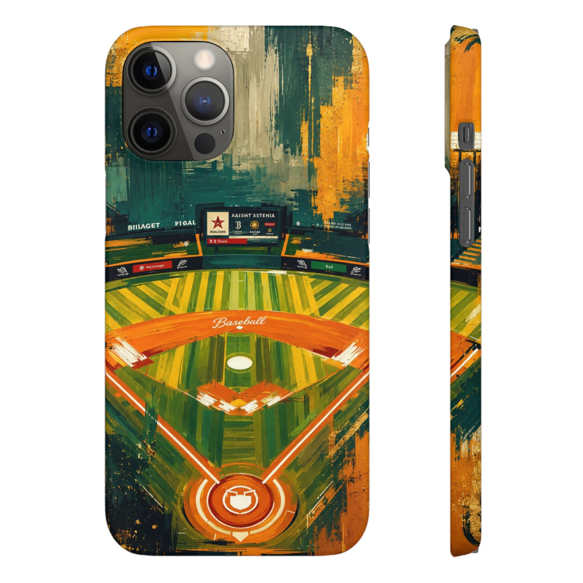 Abstract Baseball Stadium Phone Case