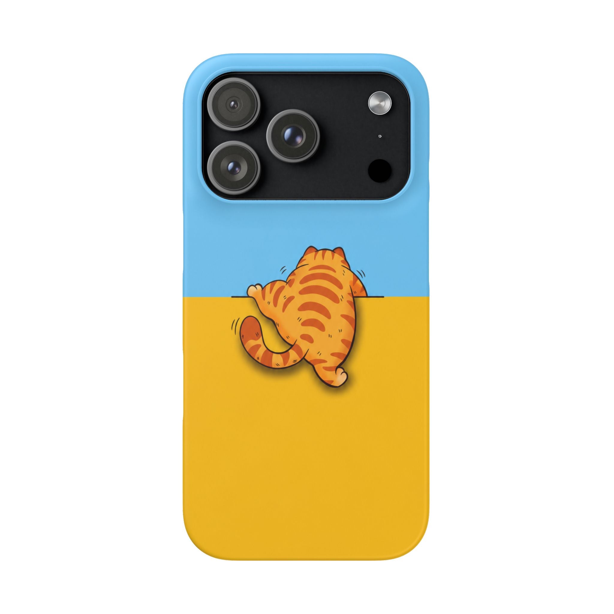 Peekaboo Orange Cat Phone Case