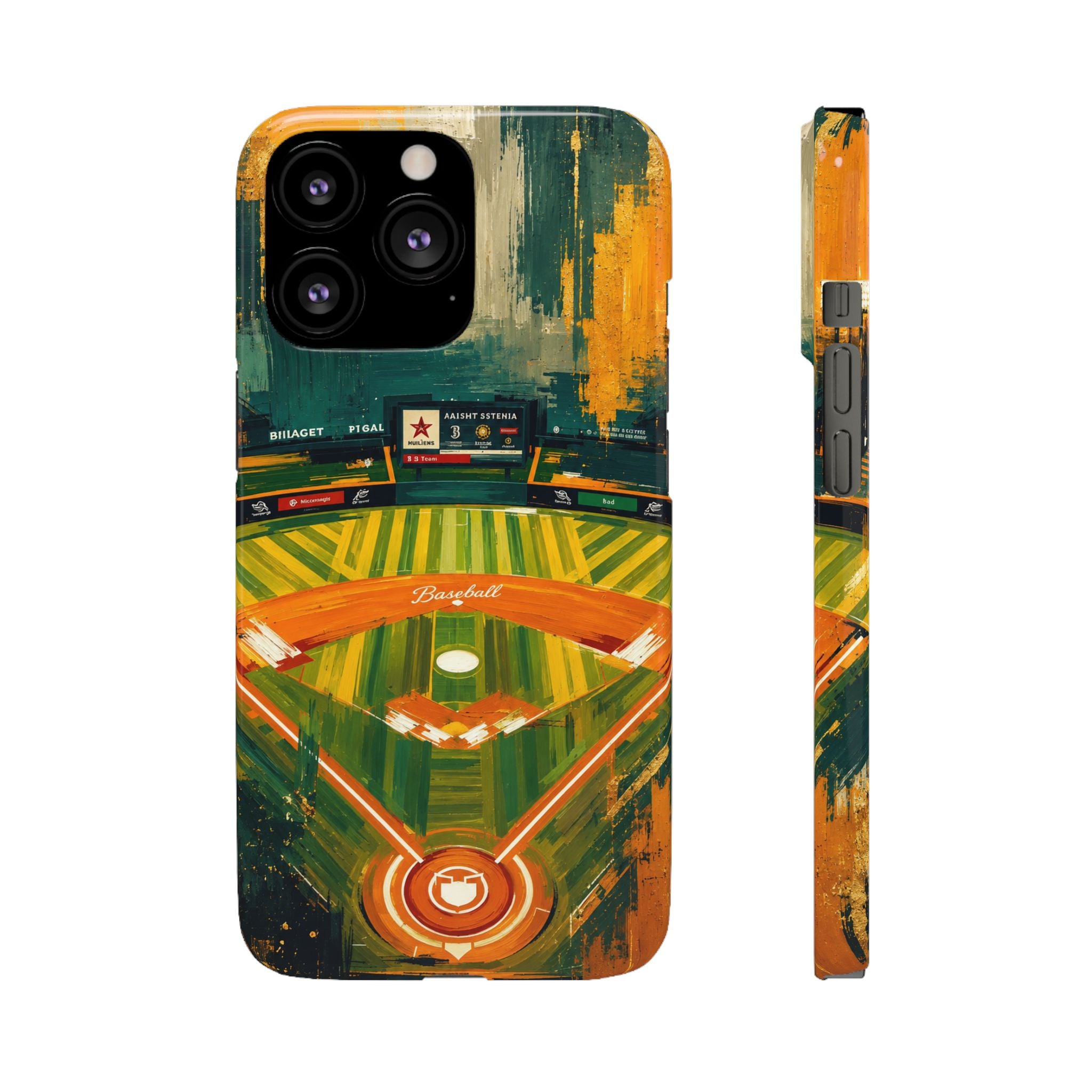 Abstract Baseball Stadium Phone Case