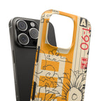 Retro Cassette Floral Phone Case