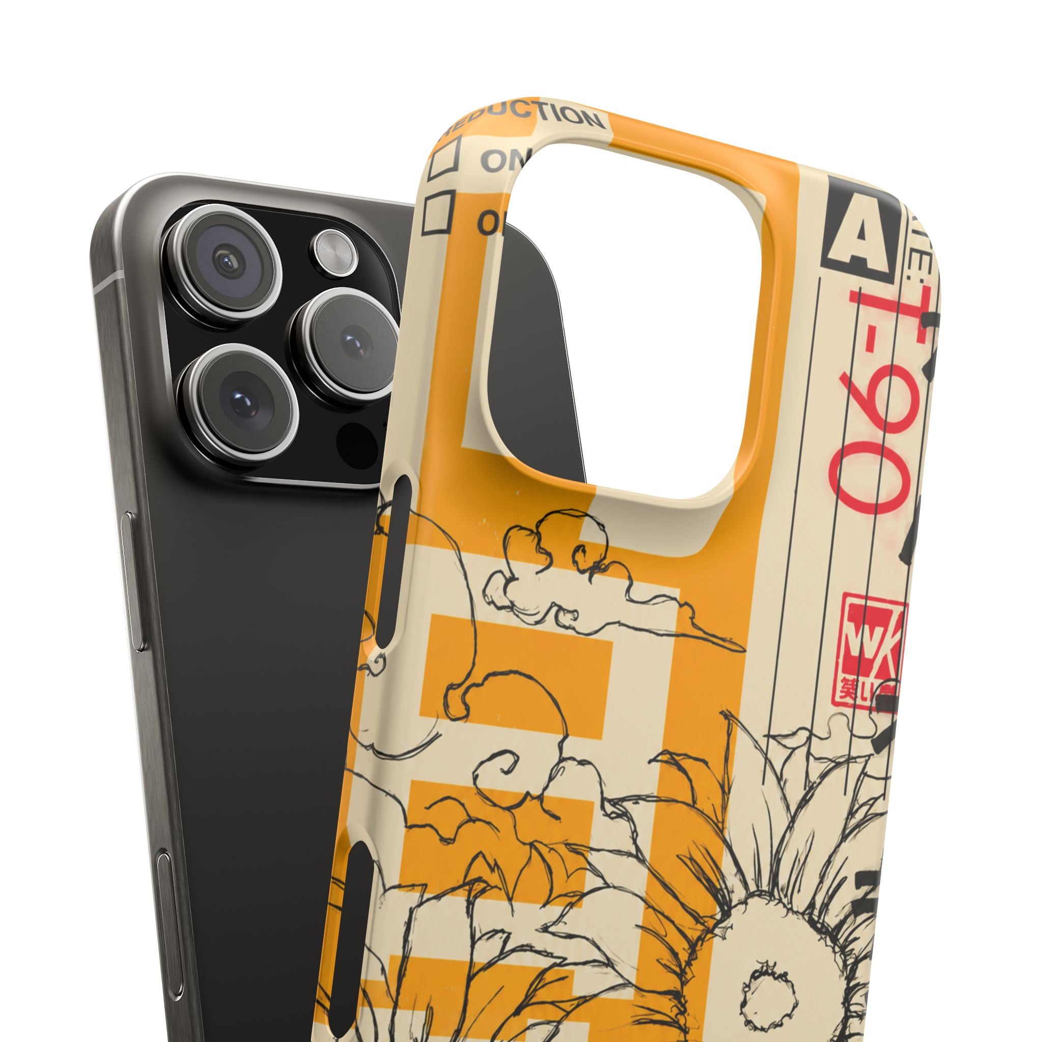 Retro Cassette Floral Phone Case