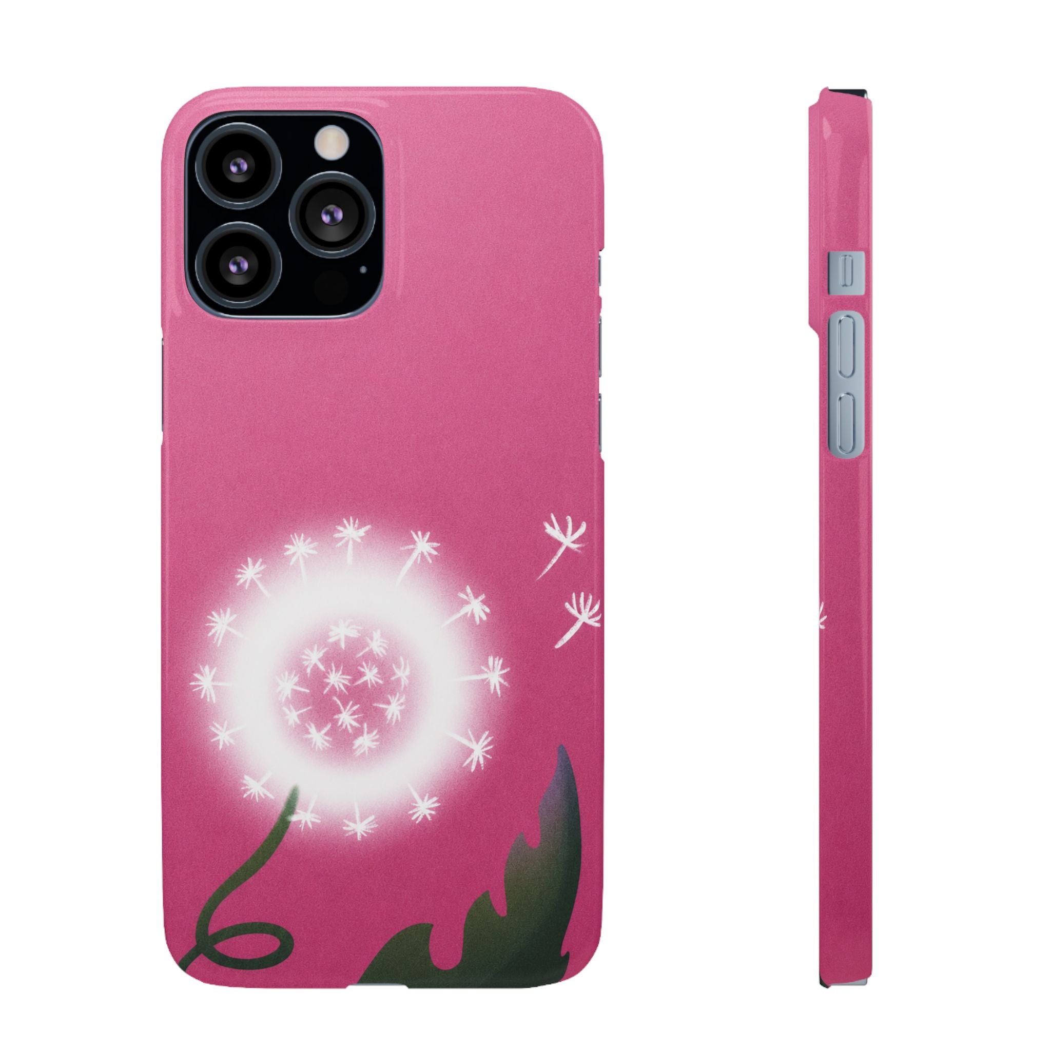 Pink Dandelion Phone Case