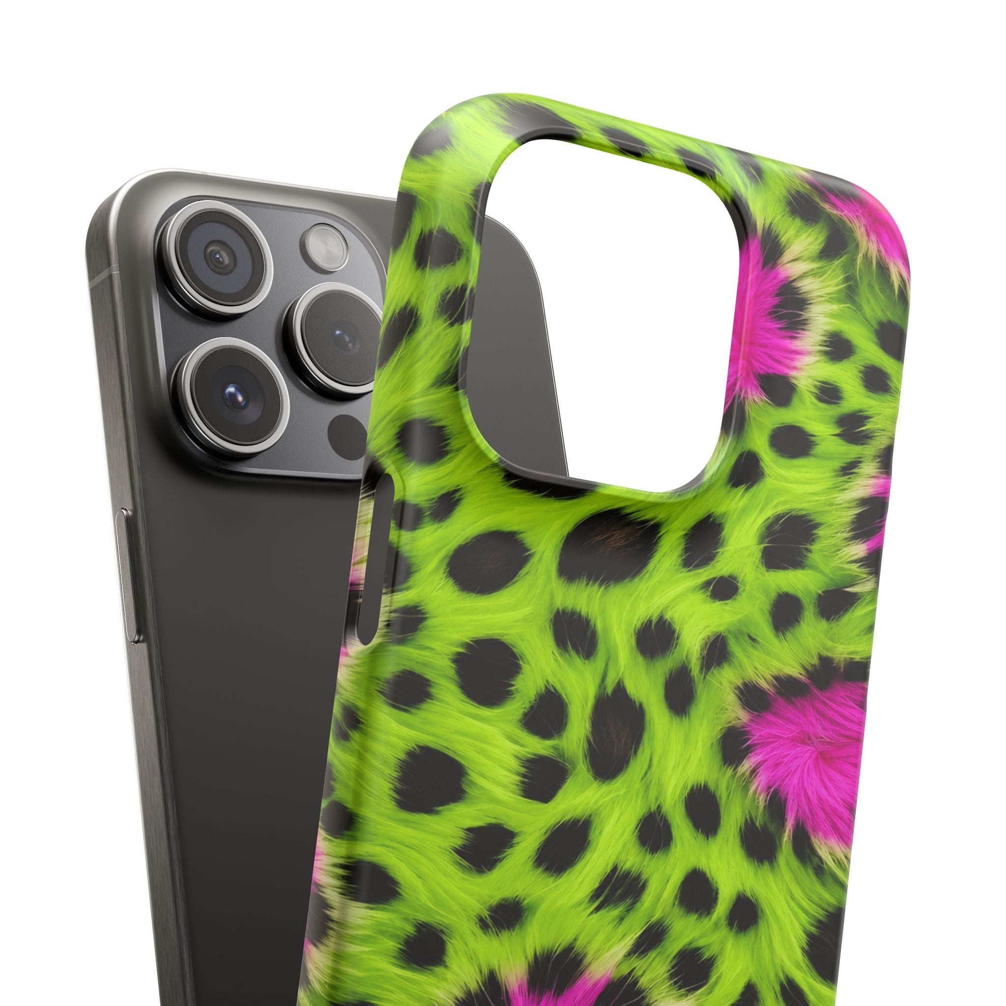 Neon Leopard Phone Case
