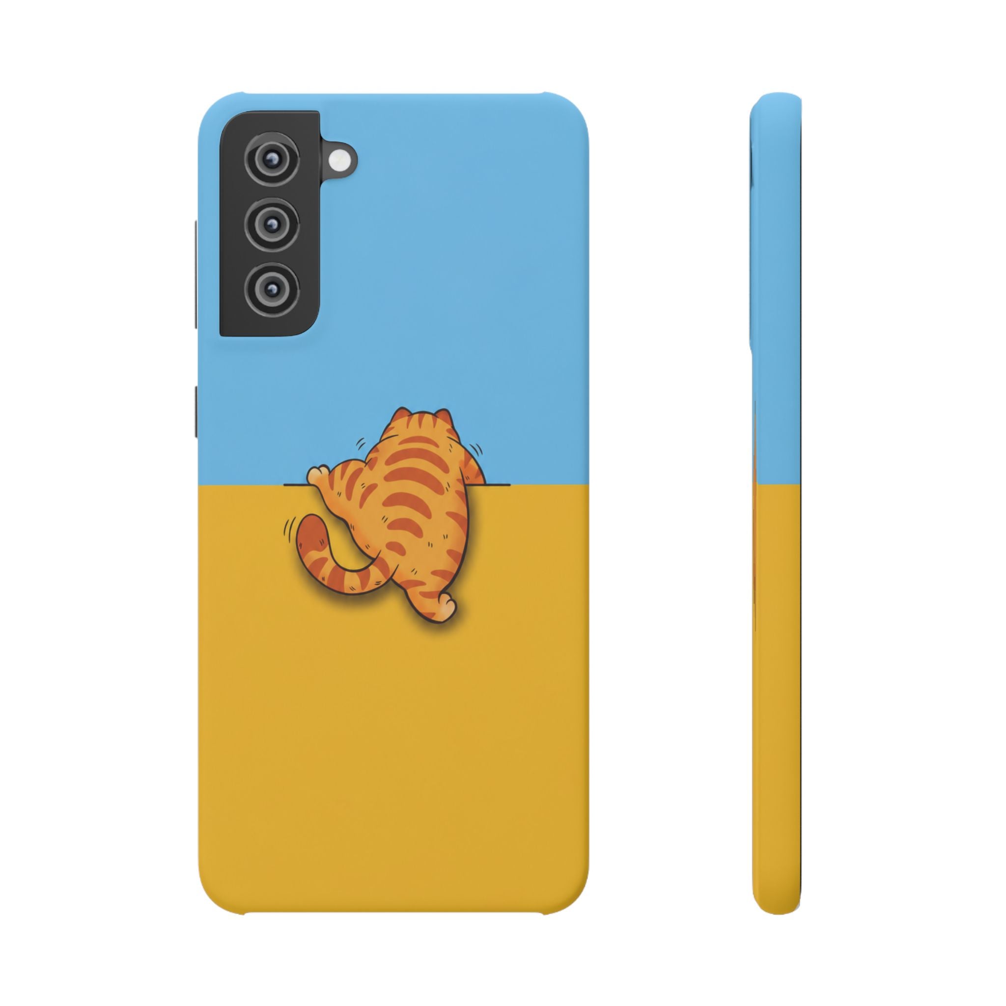 Peekaboo Orange Cat Phone Case