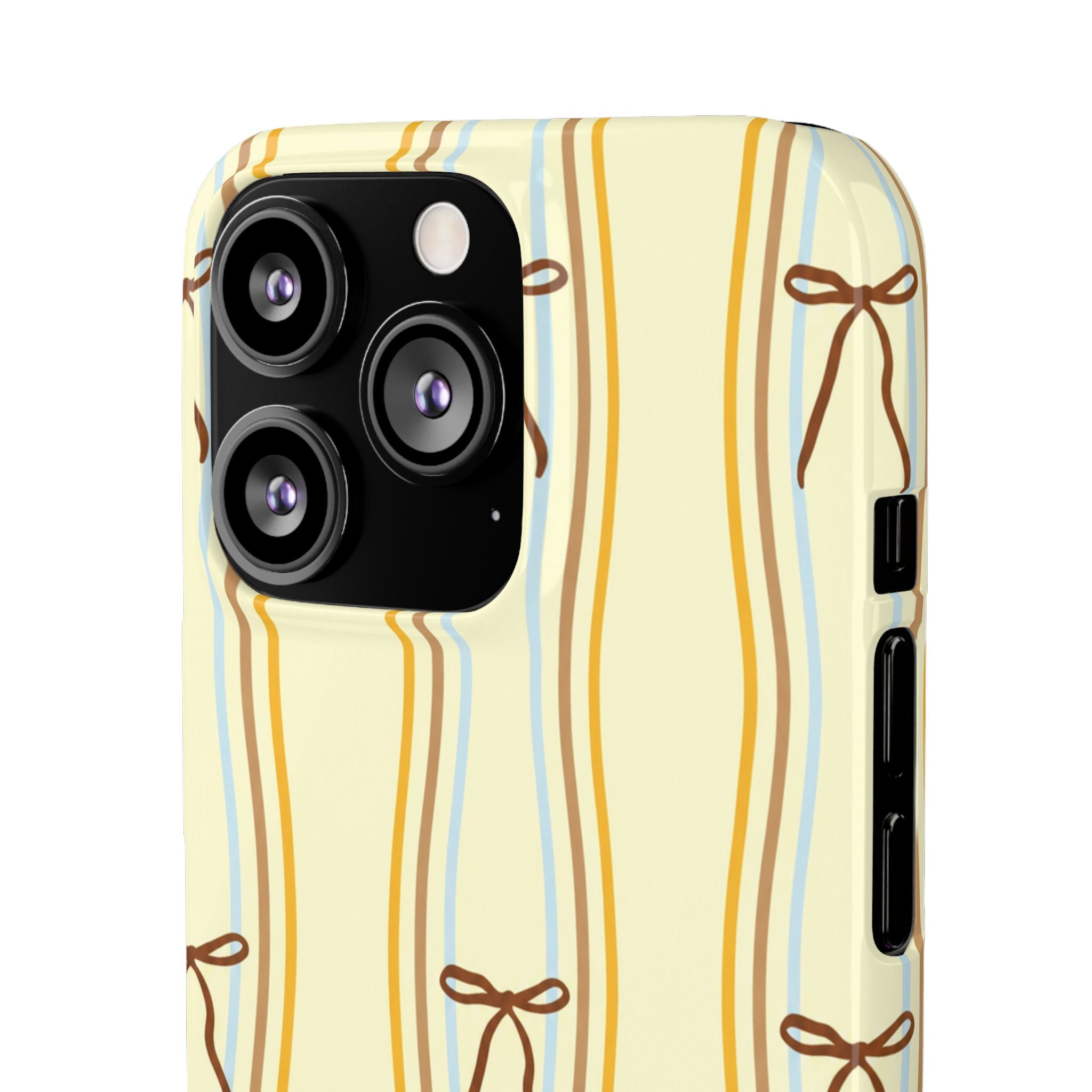 Bow Stripe Phone Case