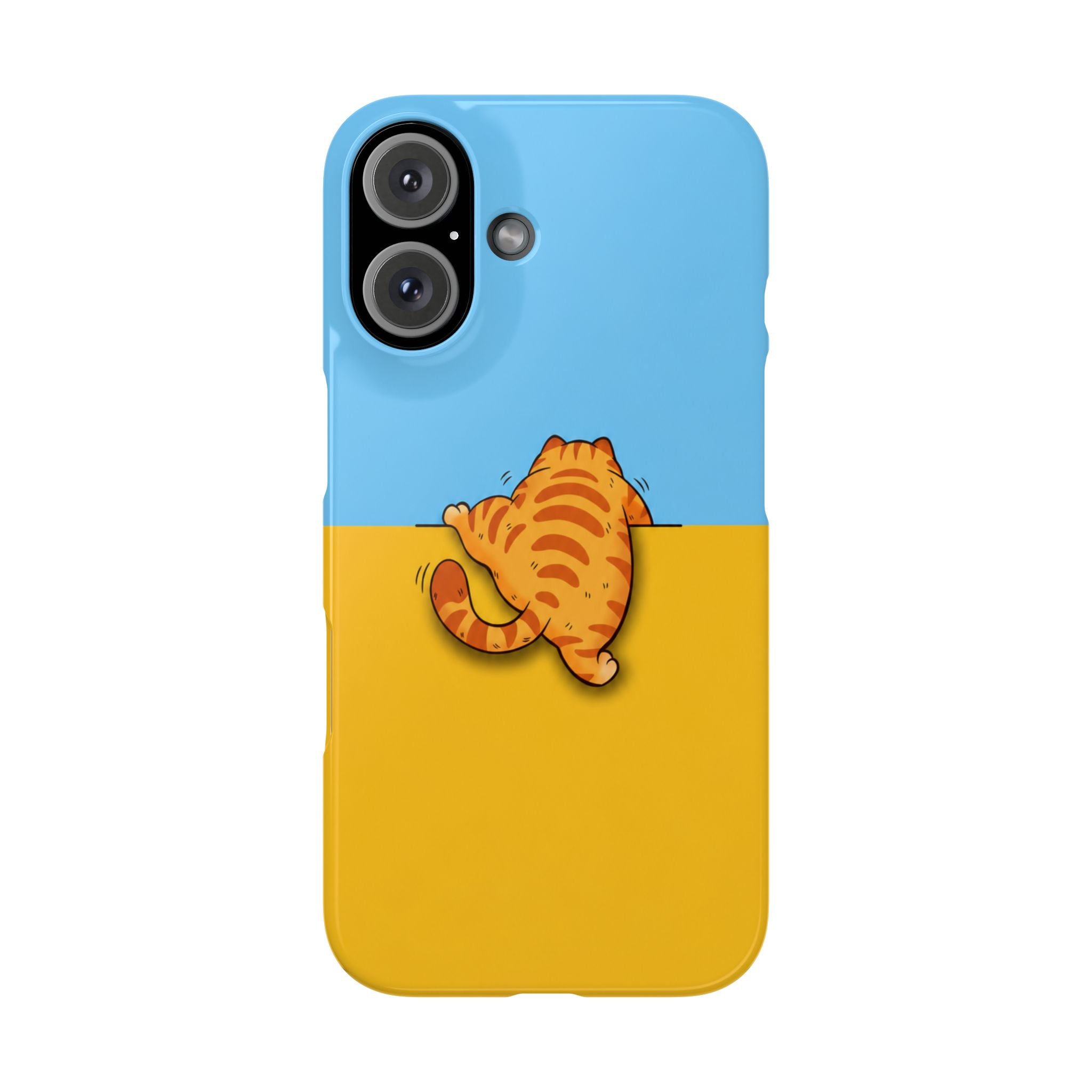 Peekaboo Orange Cat Phone Case
