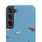 Swimming Dogs Phone Case