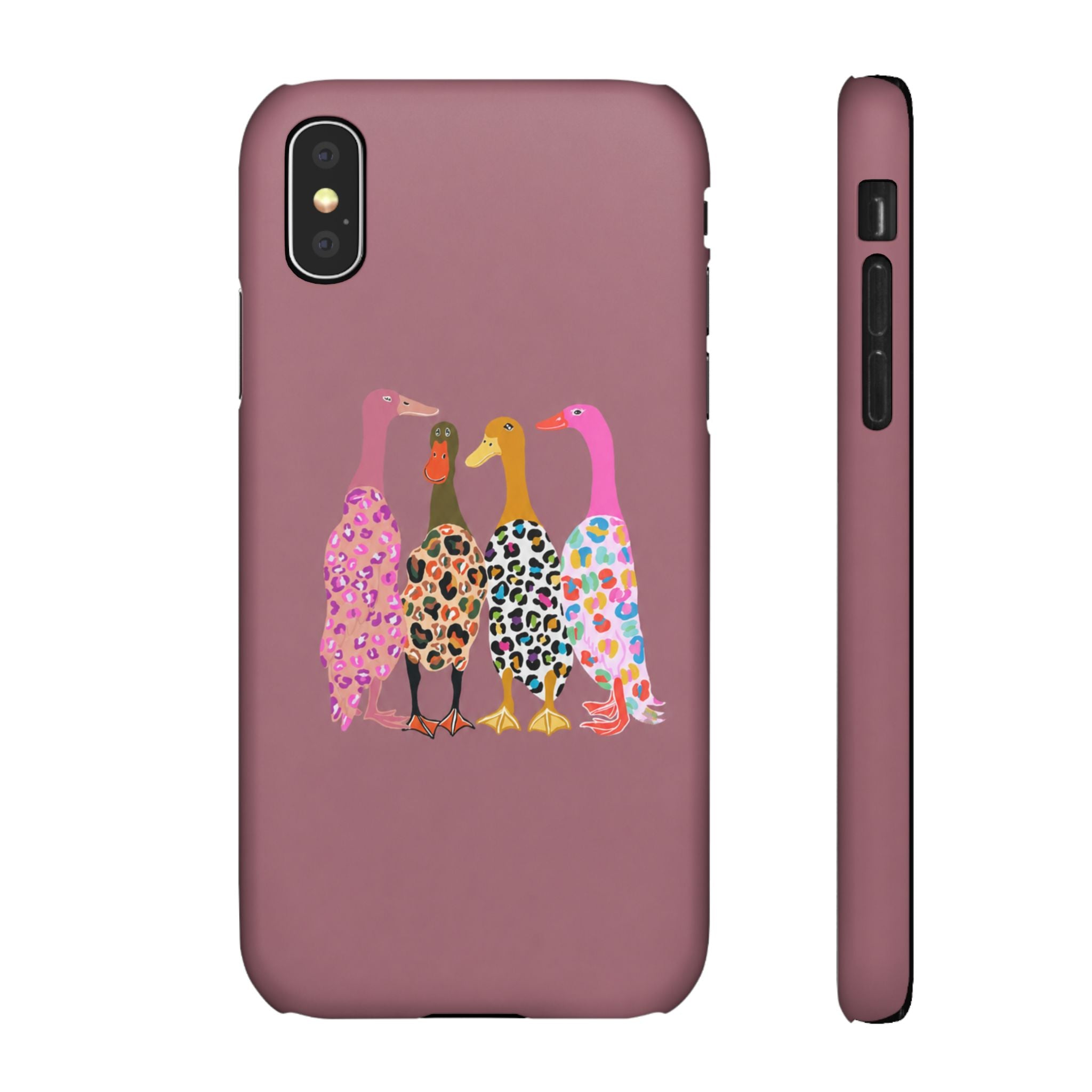 Colorful Leopard Ducks Phone Case