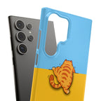 Peekaboo Orange Cat Phone Case