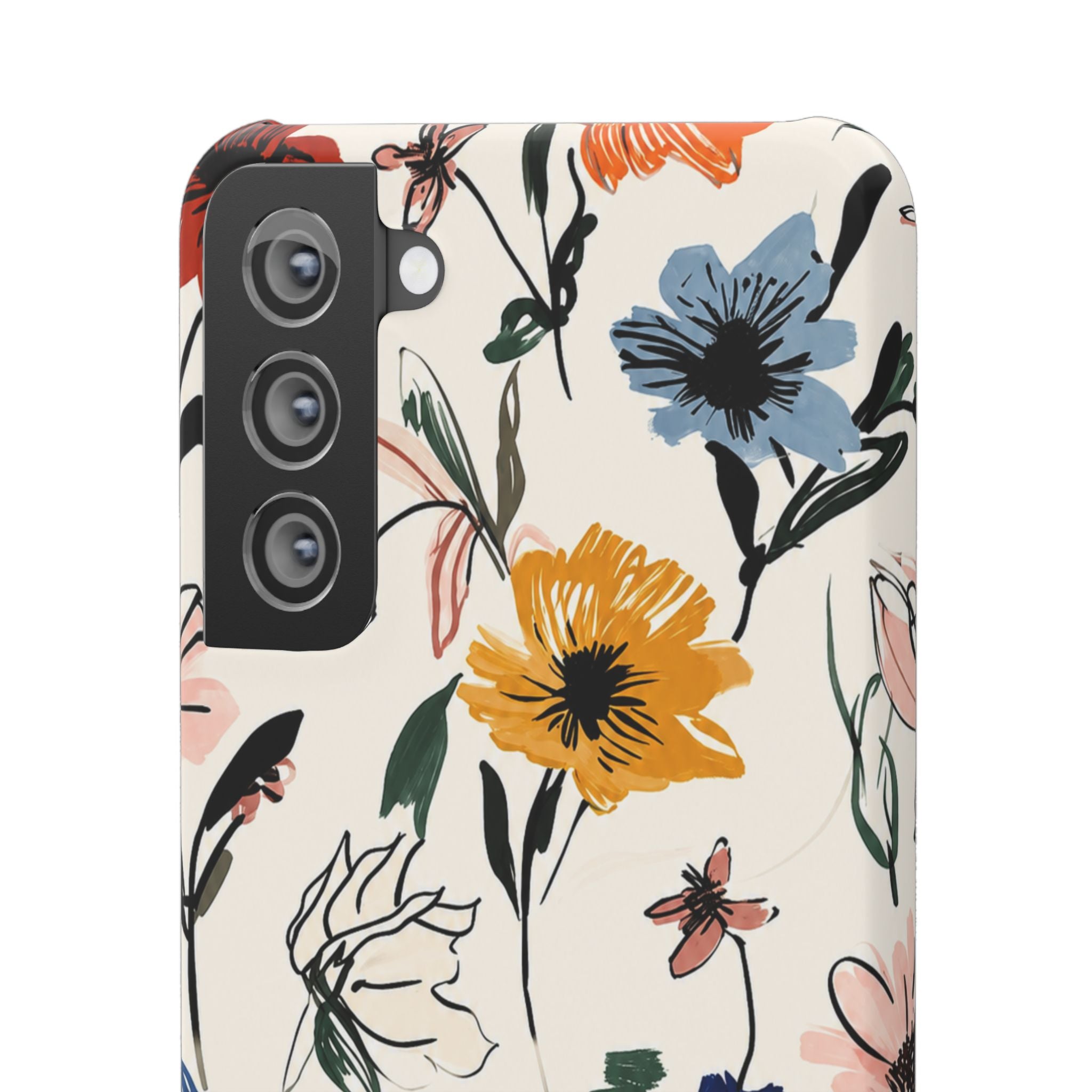 Wildflower Sketch Phone Case