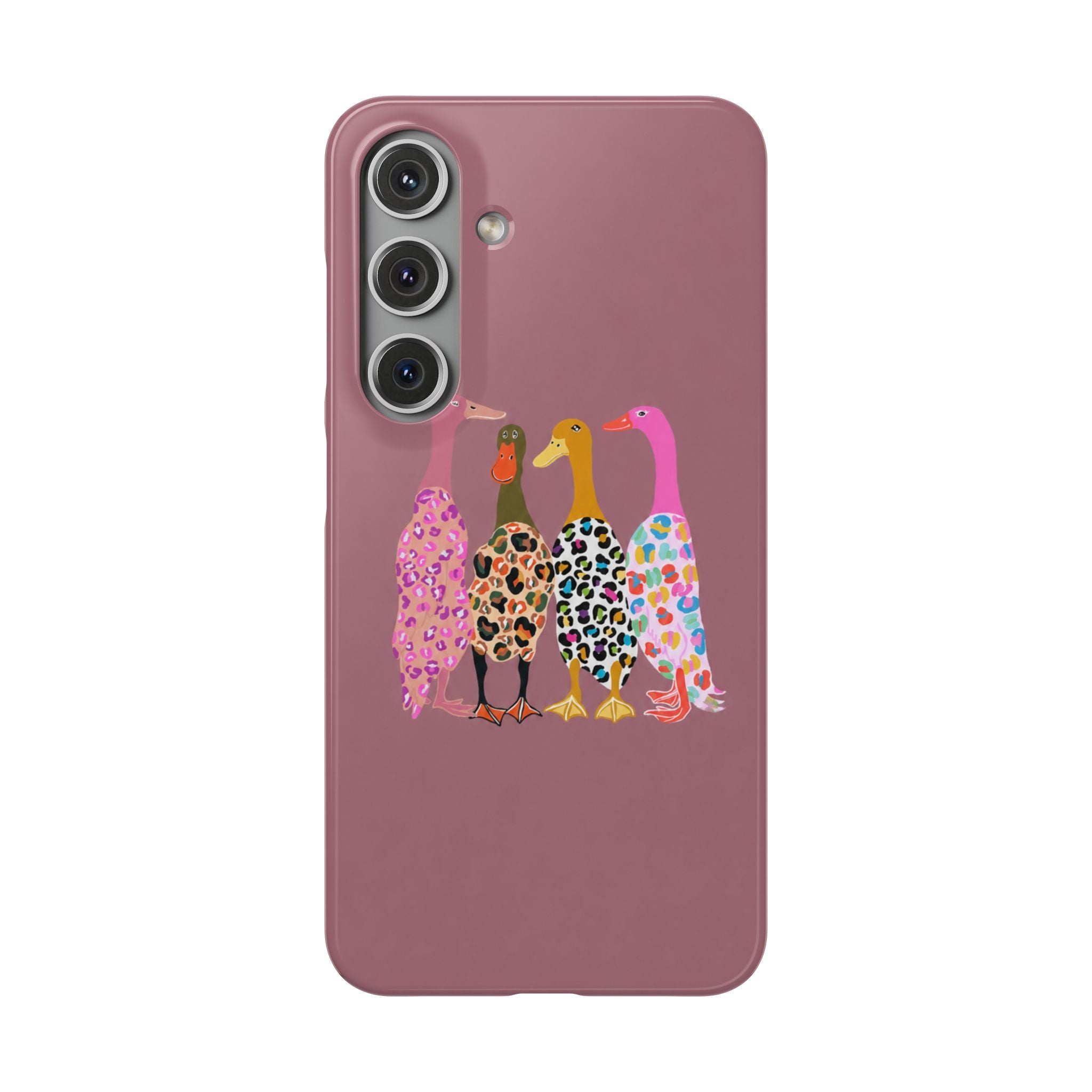Colorful Leopard Ducks Phone Case
