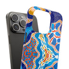 Abstract Blue Pattern Phone Case