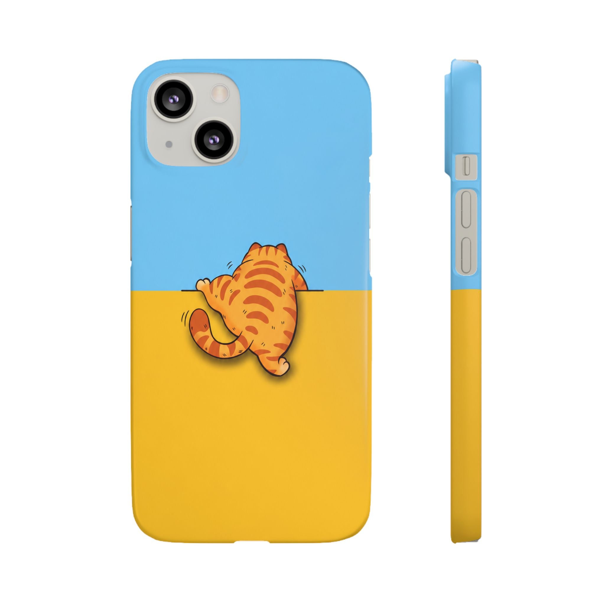 Peekaboo Orange Cat Phone Case