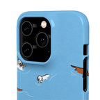 Swimming Dogs Phone Case