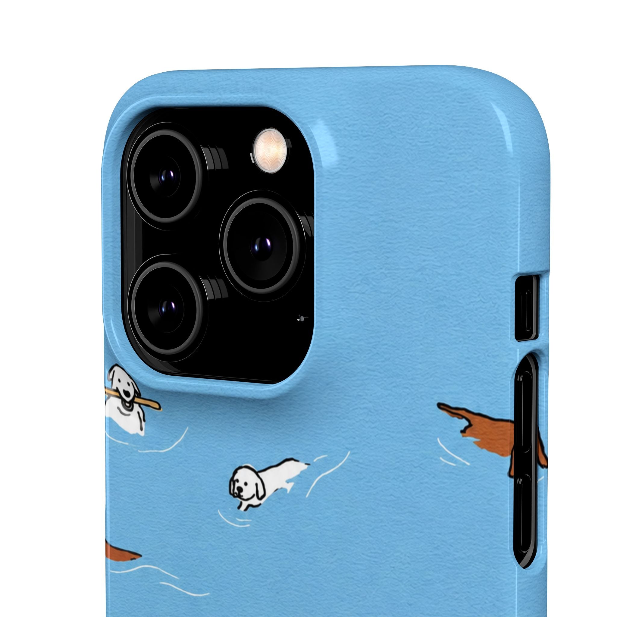 Swimming Dogs Phone Case