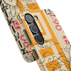 Retro Cassette Floral Phone Case