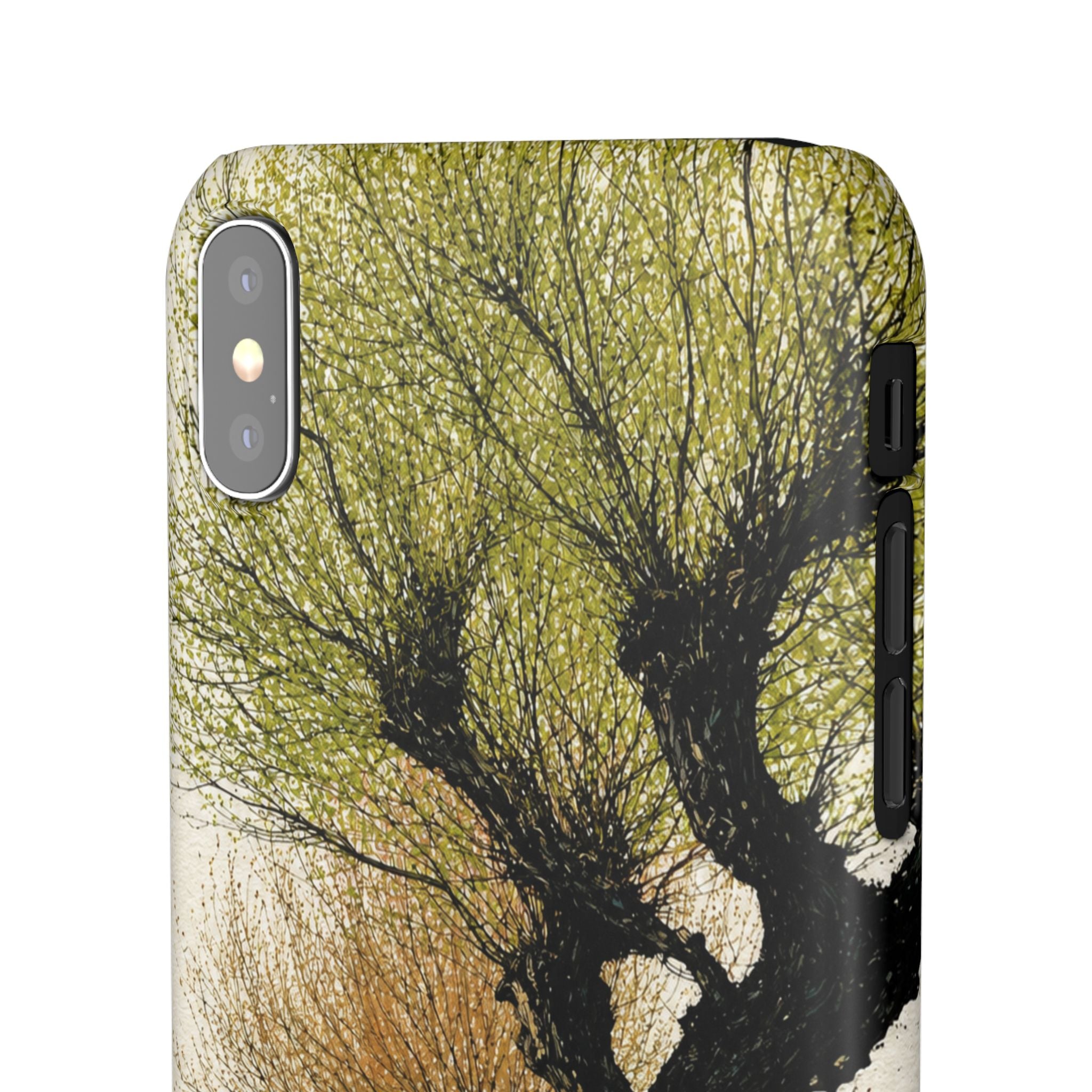 Serene Willow Landscape Phone Case