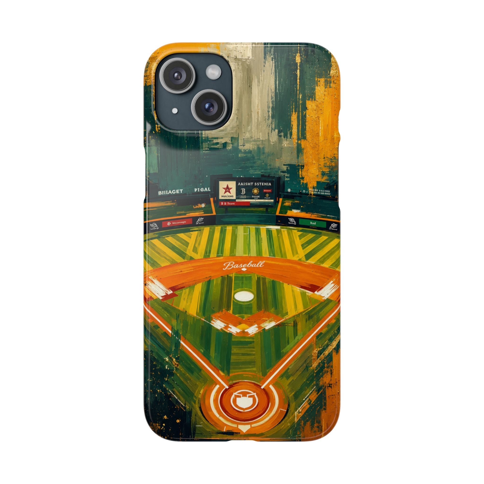 Abstract Baseball Stadium Phone Case