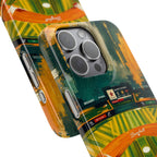 Abstract Baseball Stadium Phone Case