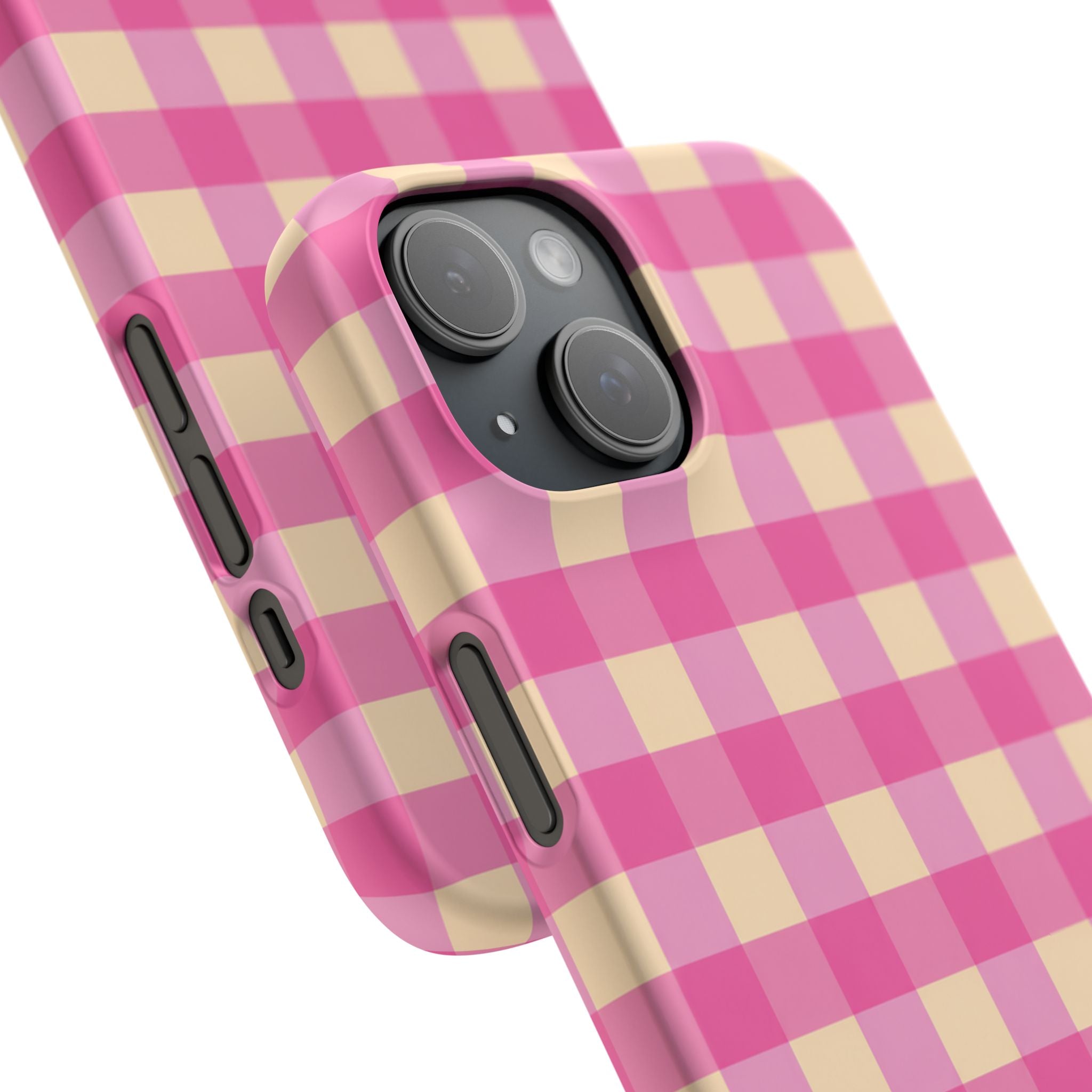Pink Gingham Phone Case