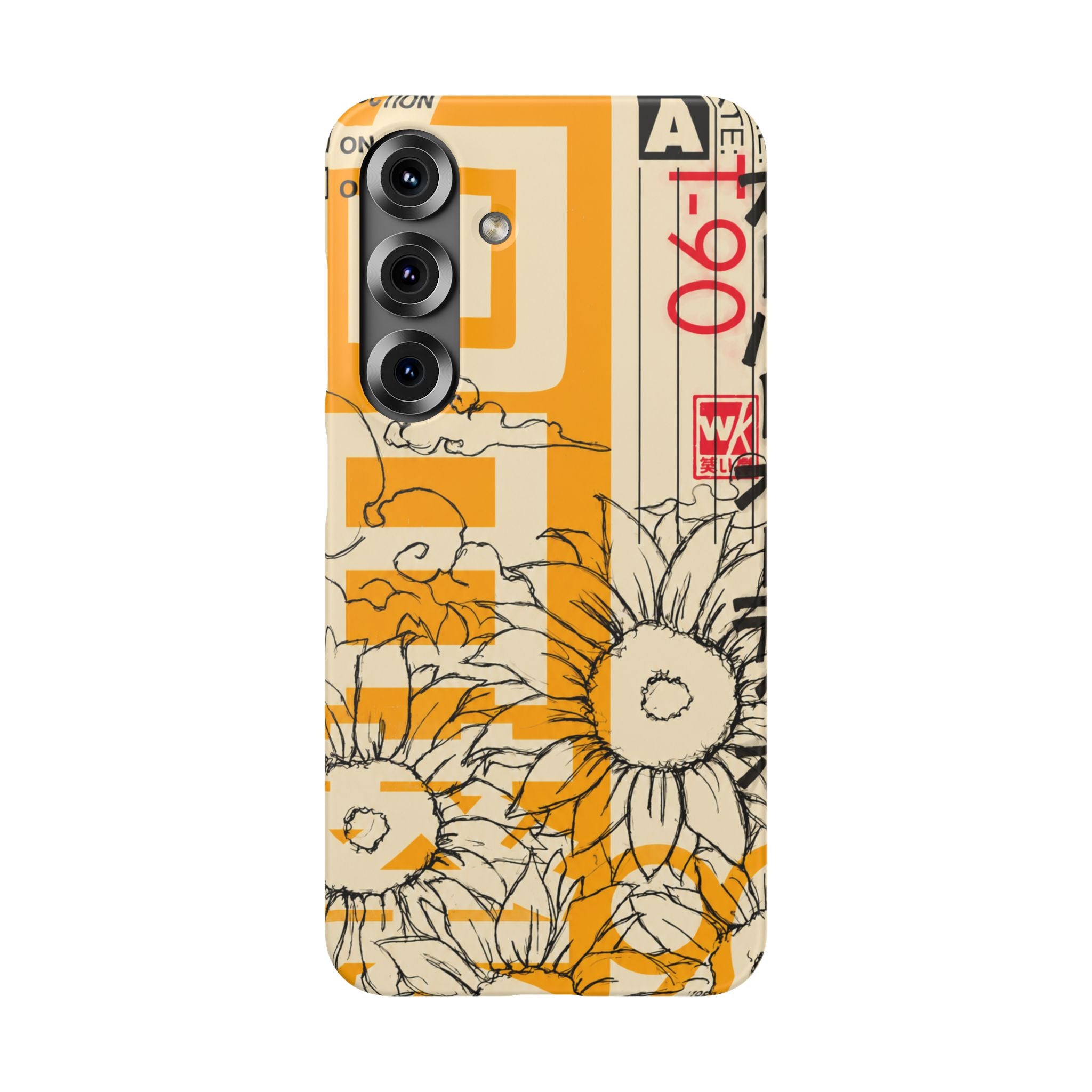 Retro Cassette Floral Phone Case