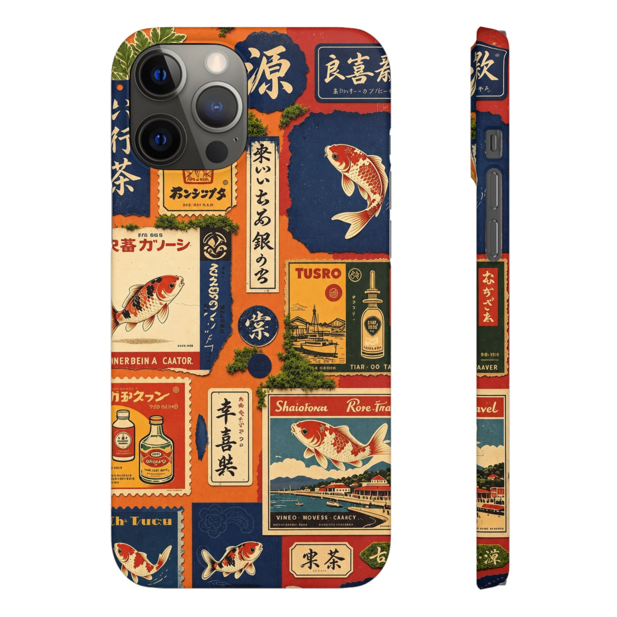 Vintage Japanese Koi Phone Case