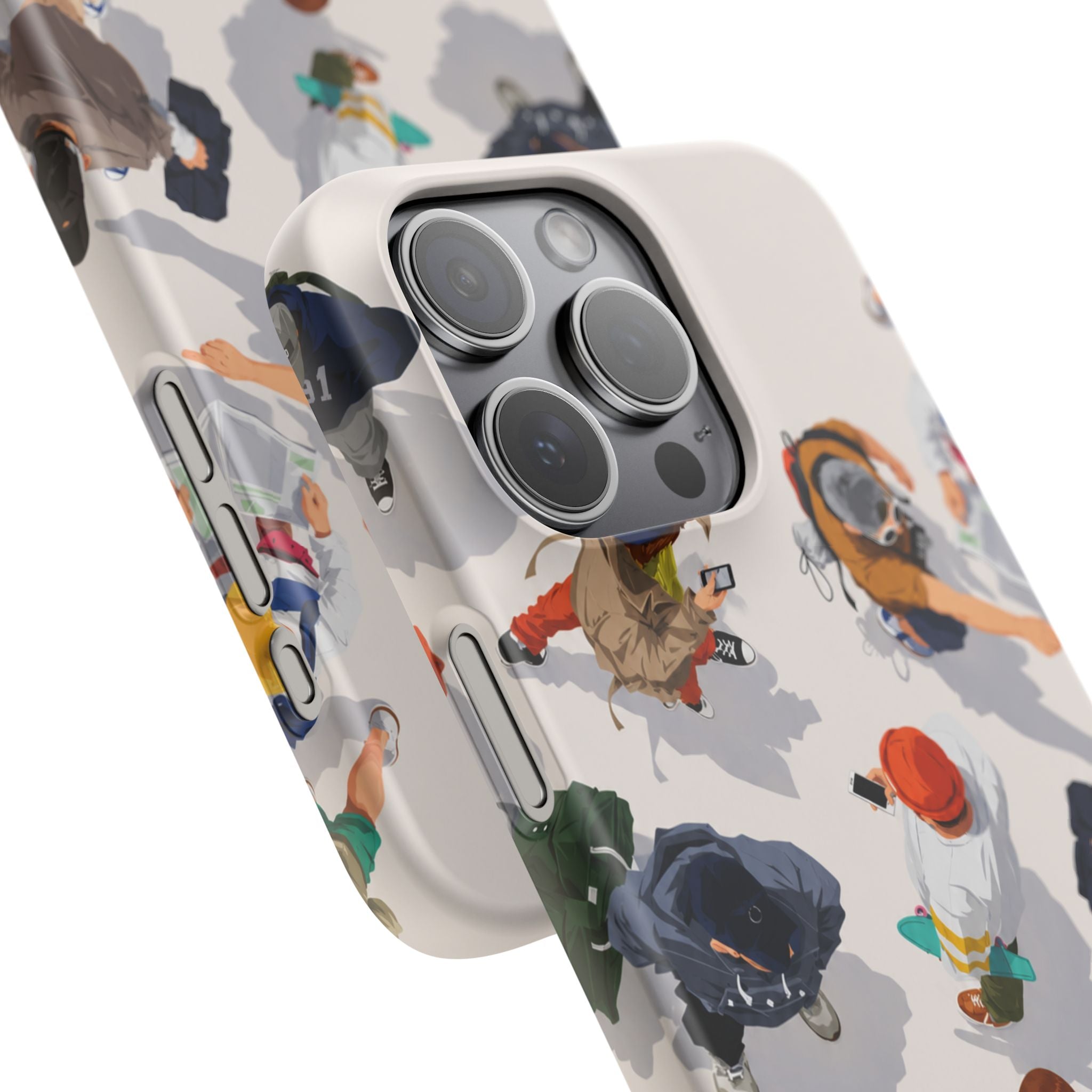 City Crowd Aesthetic Phone Case