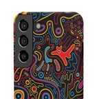 Neon Maze Phone Case