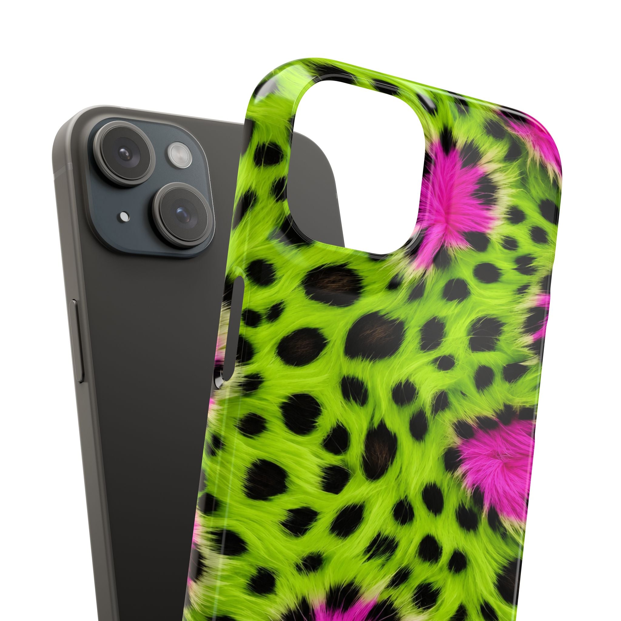 Neon Leopard Phone Case