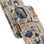 Vintage Travel Stamps Phone Case