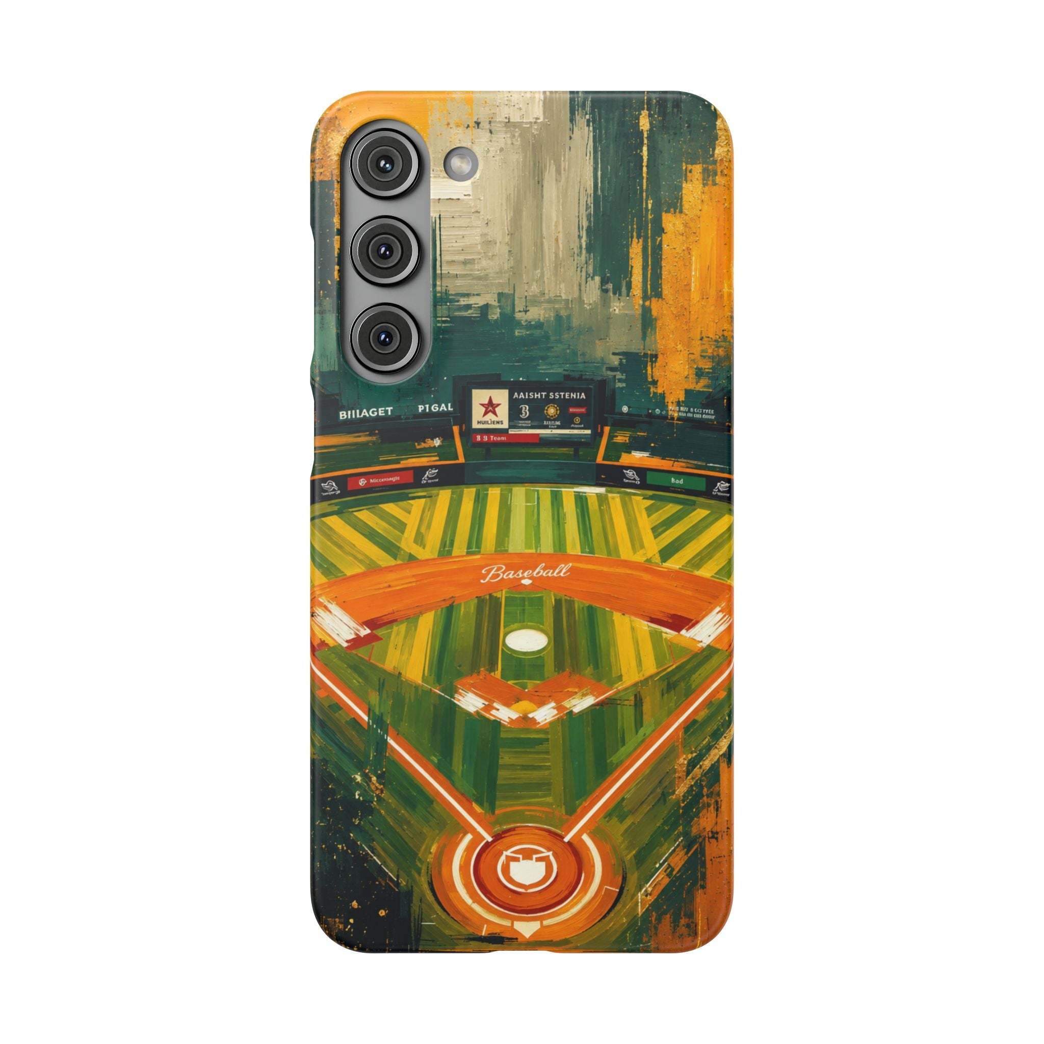 Abstract Baseball Stadium Phone Case