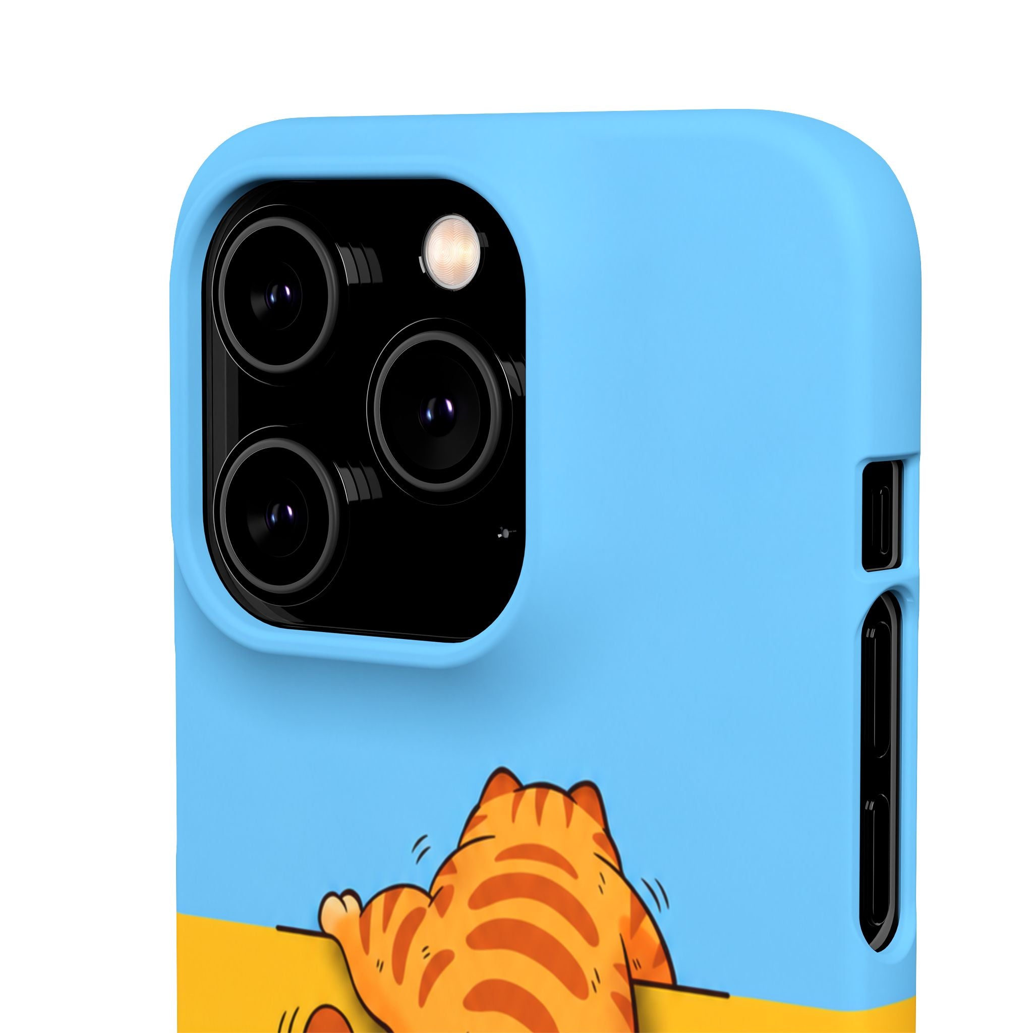 Peekaboo Orange Cat Phone Case
