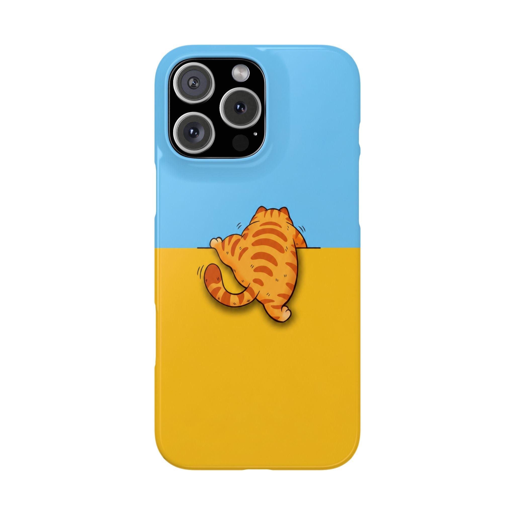 Peekaboo Orange Cat Phone Case