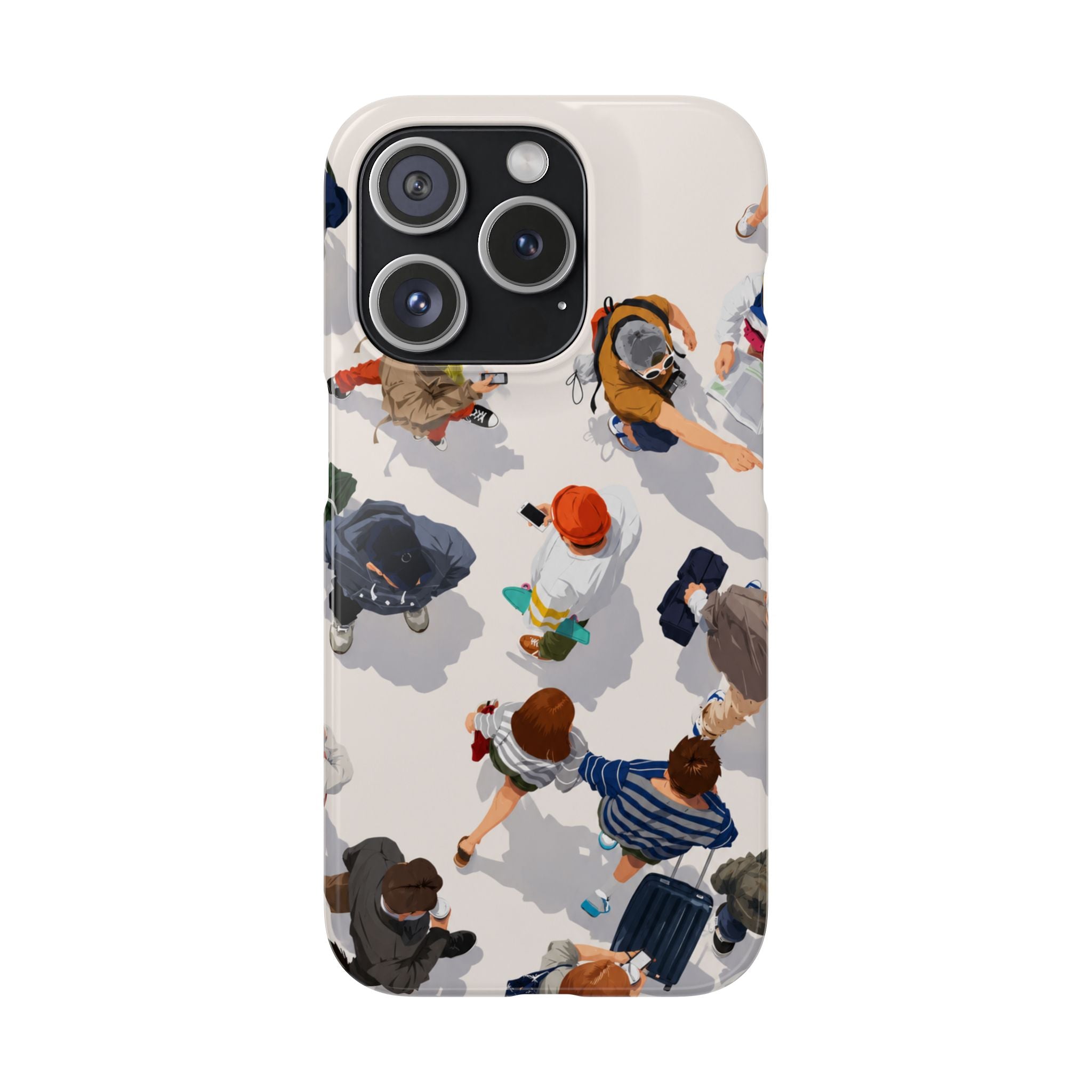 City Crowd Aesthetic Phone Case
