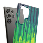 Liquid Emerald – Abstract Drip Phone Case