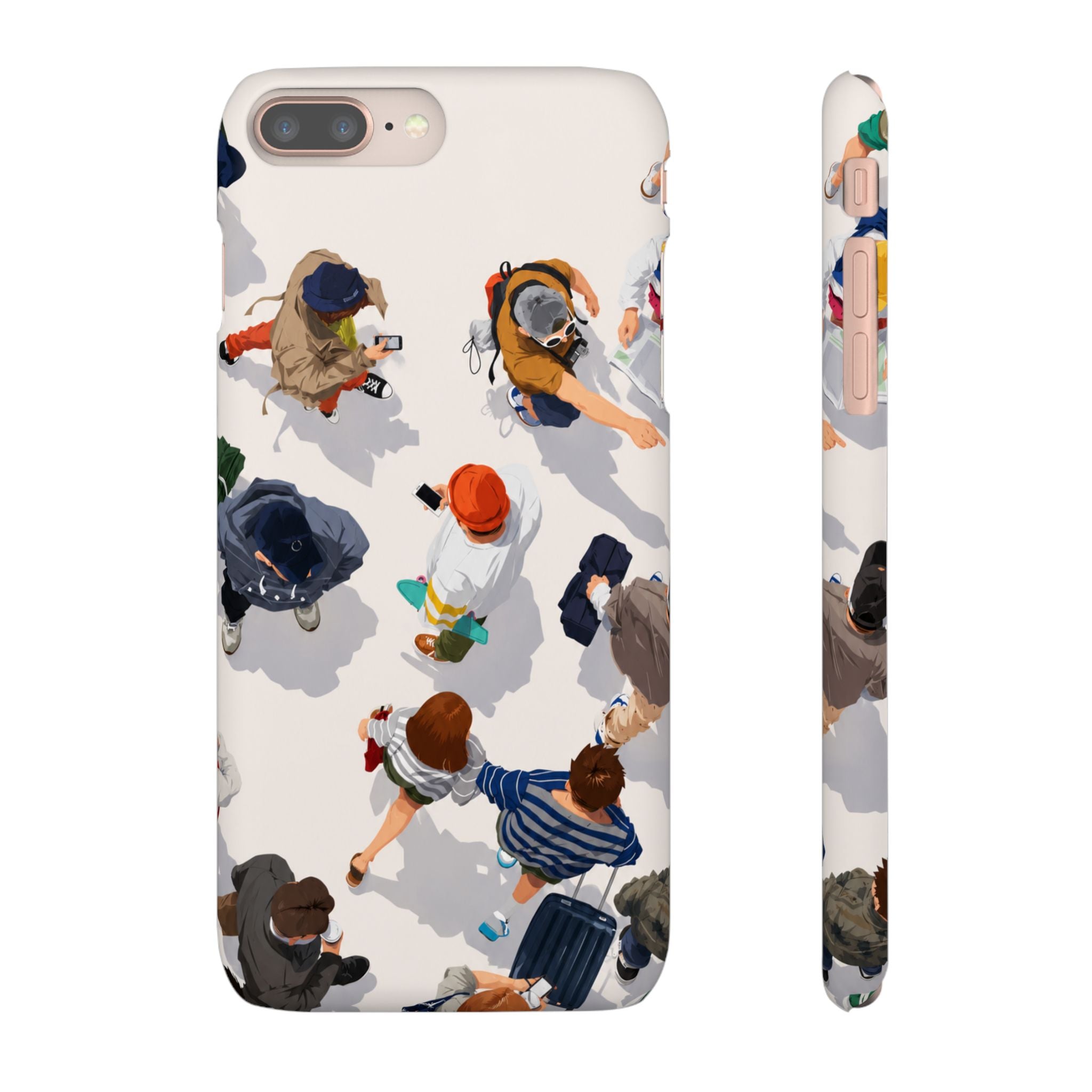 City Crowd Aesthetic Phone Case