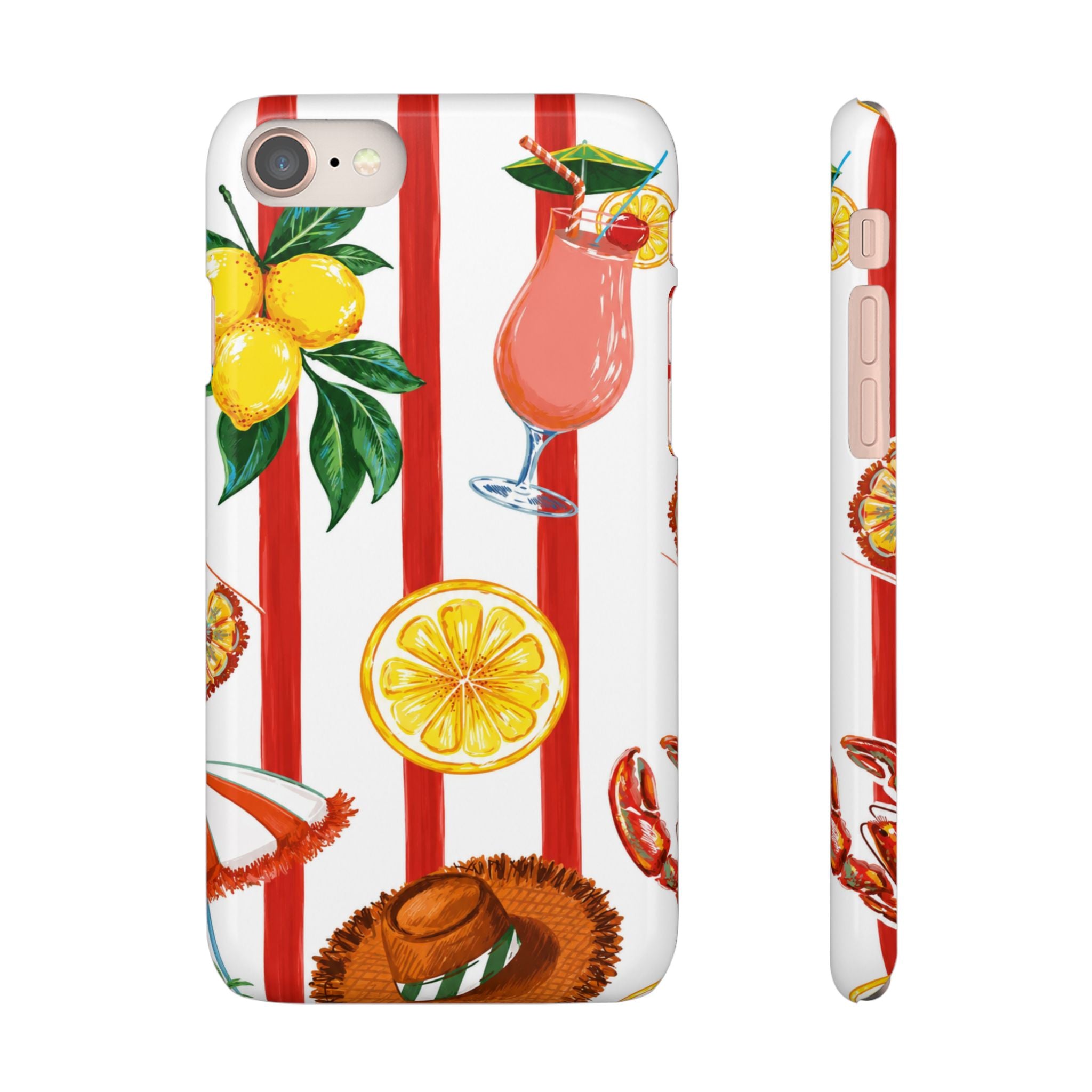 Lemon Coast – Summer Citrus Phone Case