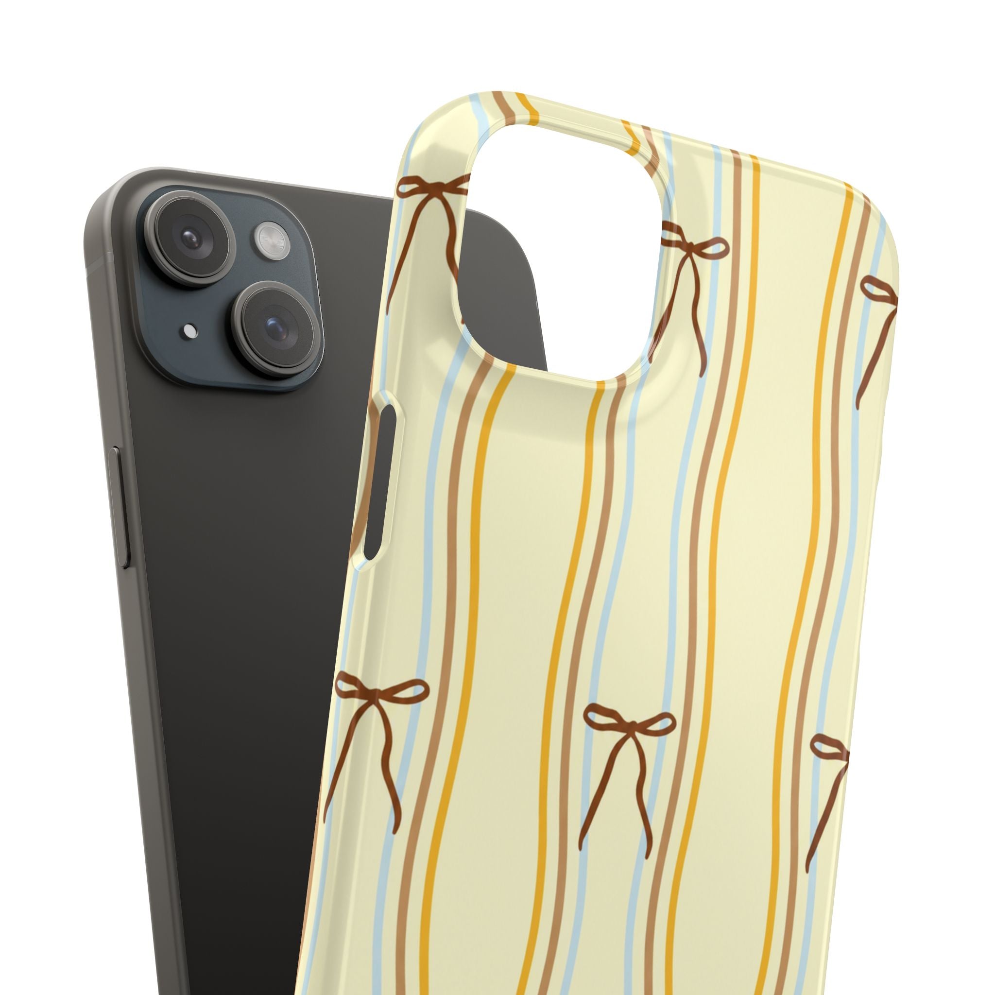 Bow Stripe Phone Case