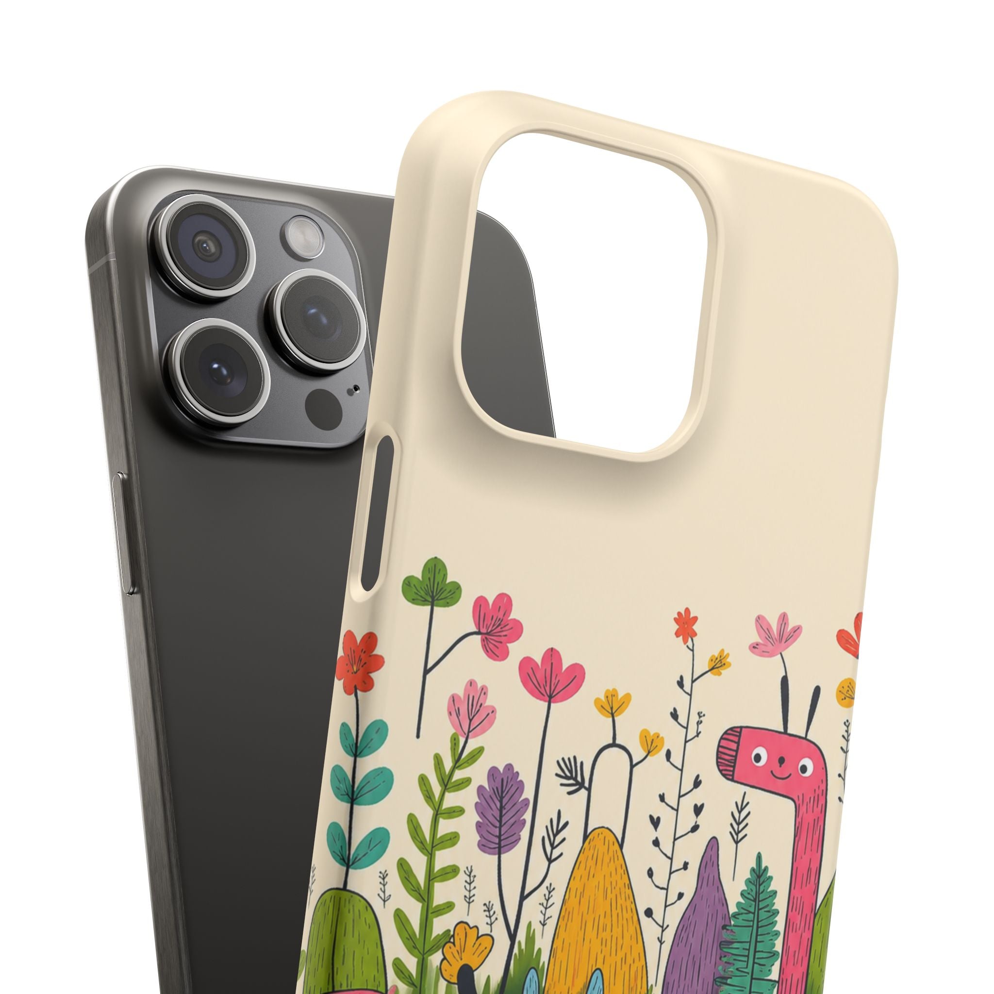 Cute Monster Garden Phone Case