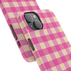 Pink Gingham Phone Case