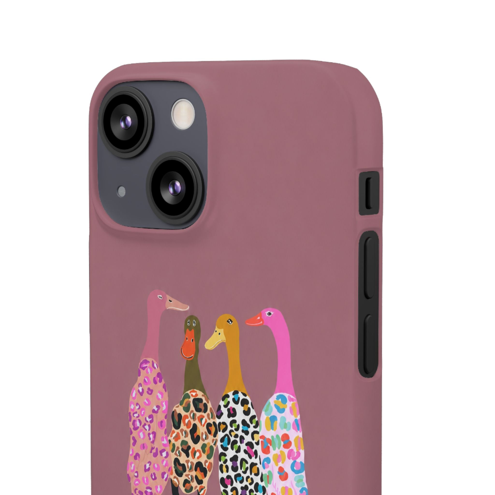 Colorful Leopard Ducks Phone Case