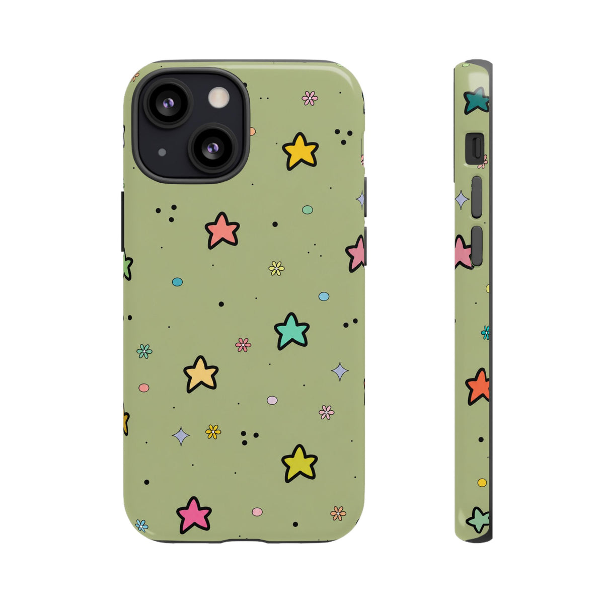 Cosmic Star Doodle Phone Case