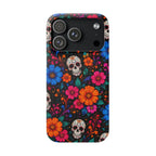 Sugar Skull Floral Phone Case