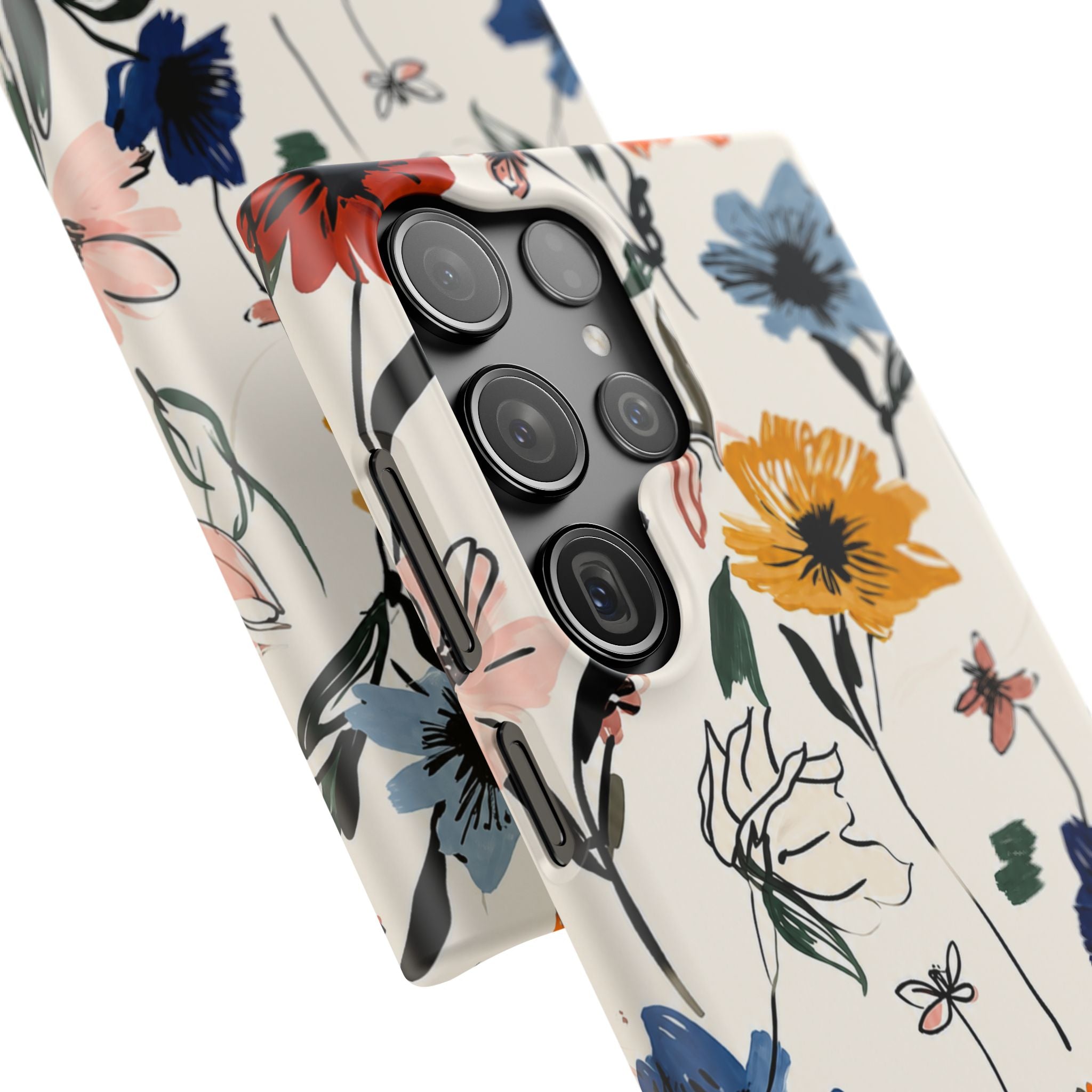 Wildflower Sketch Phone Case