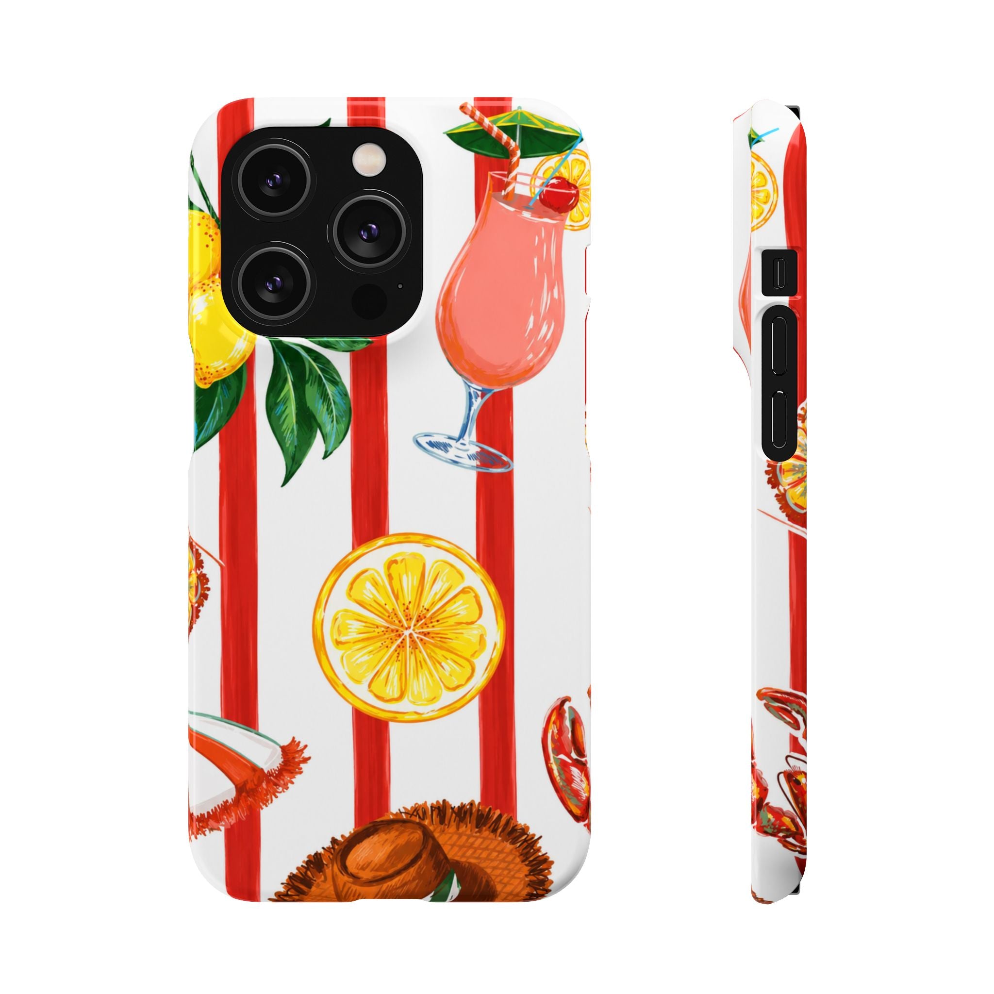 Lemon Coast – Summer Citrus Phone Case